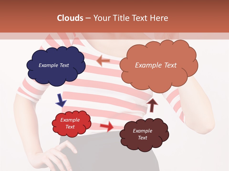 Posing Energetic Y PowerPoint Template