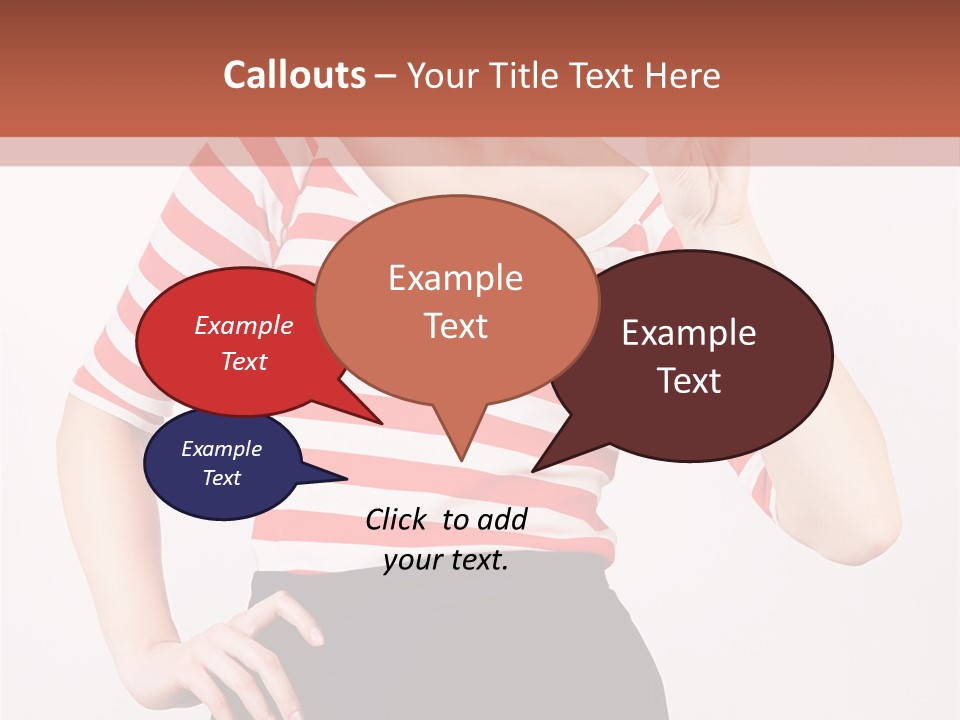 Posing Energetic Y PowerPoint Template