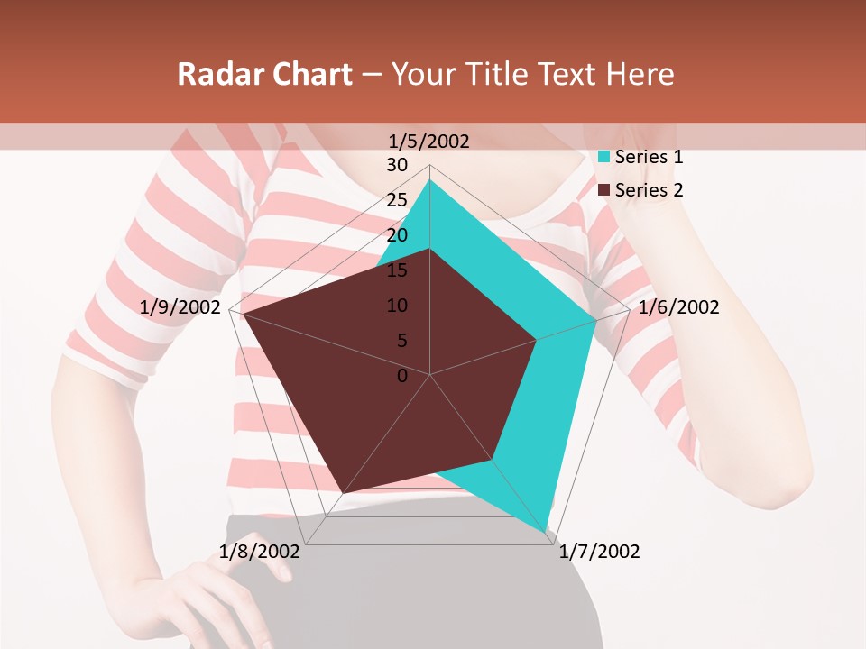 Posing Energetic Y PowerPoint Template