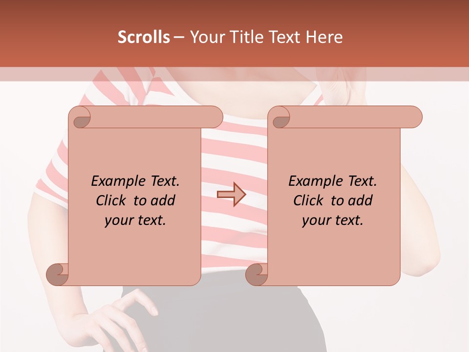 Posing Energetic Y PowerPoint Template