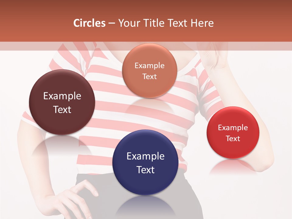 Posing Energetic Y PowerPoint Template