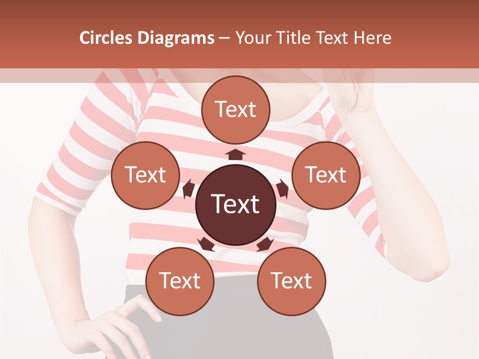 Posing Energetic Y PowerPoint Template