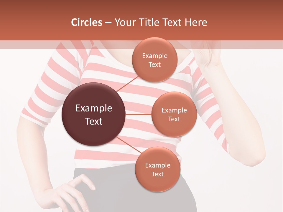 Posing Energetic Y PowerPoint Template