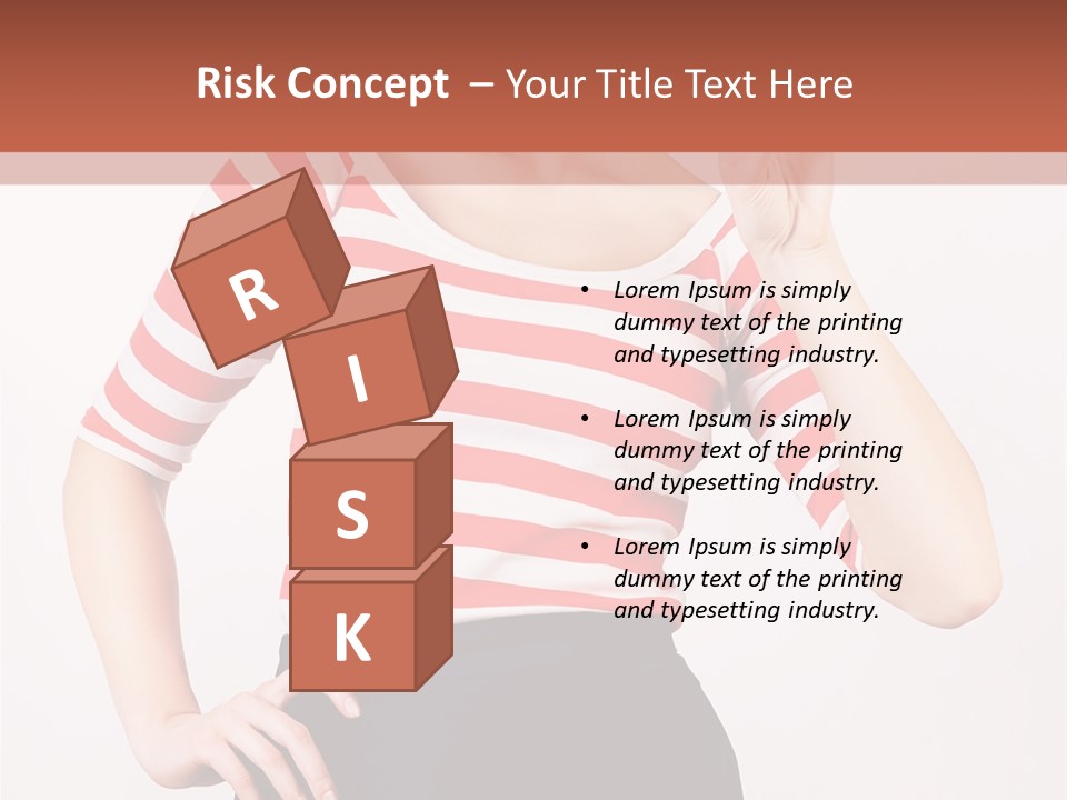 Posing Energetic Y PowerPoint Template