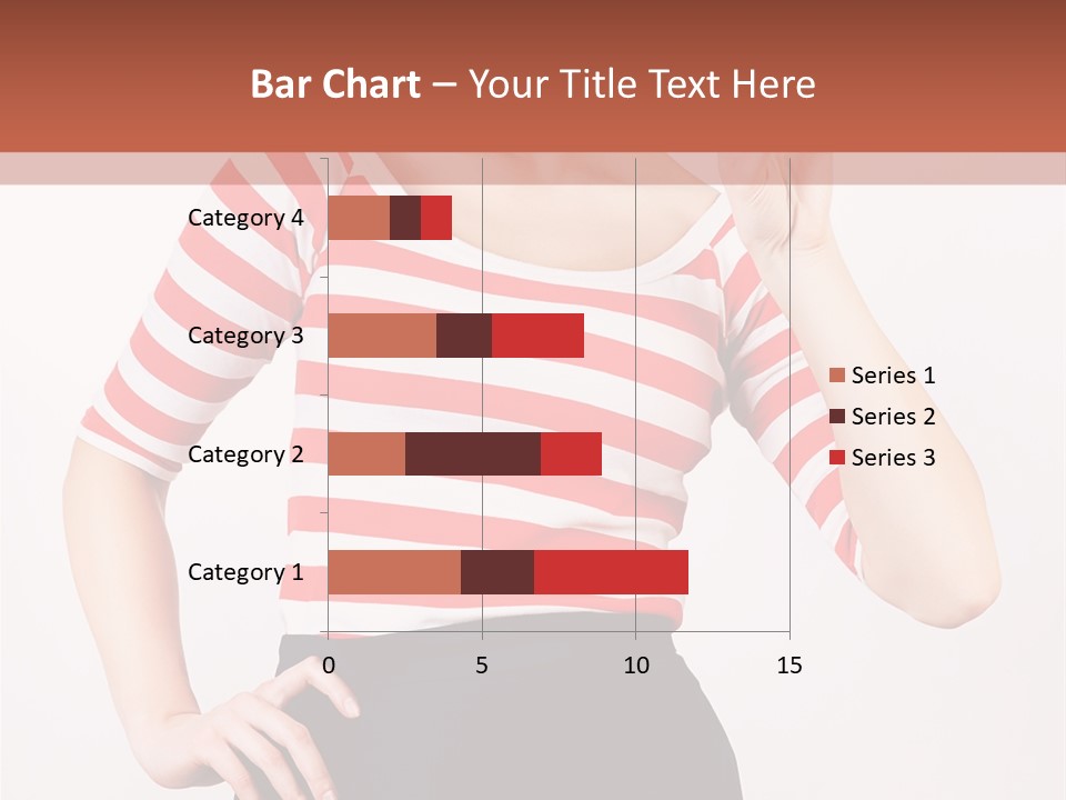 Posing Energetic Y PowerPoint Template
