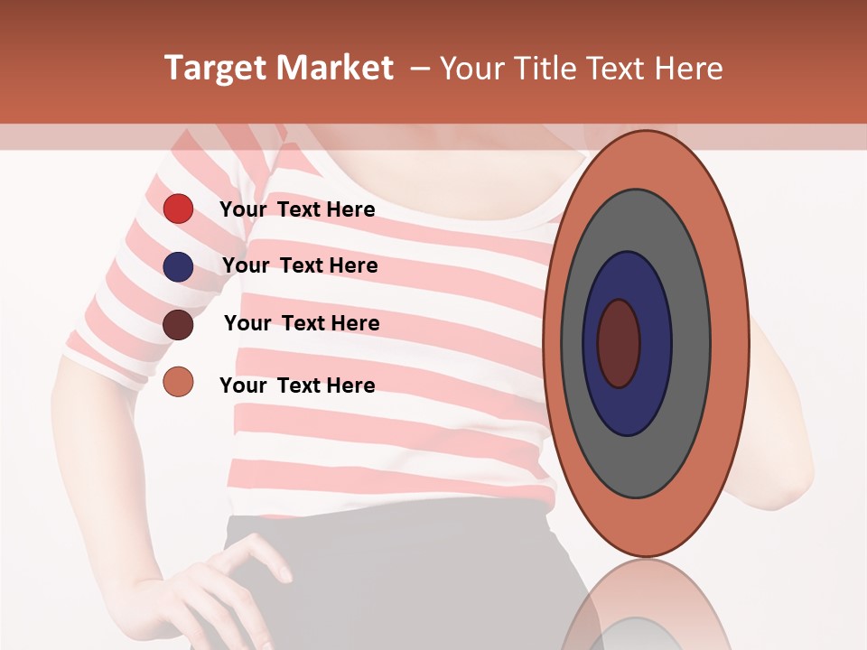 Posing Energetic Y PowerPoint Template