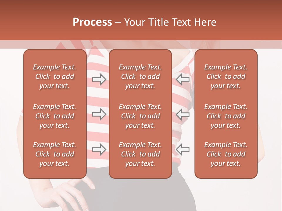 Posing Energetic Y PowerPoint Template