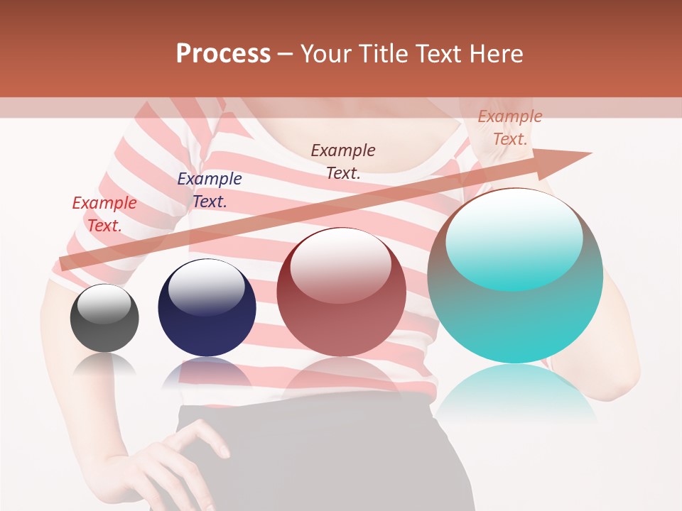 Posing Energetic Y PowerPoint Template