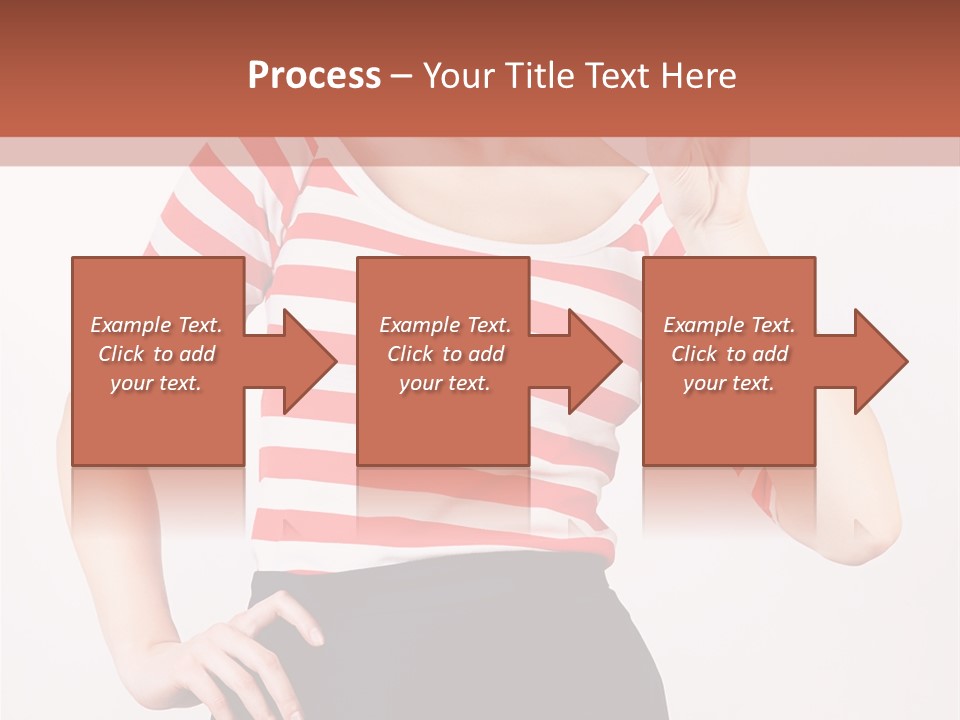 Posing Energetic Y PowerPoint Template