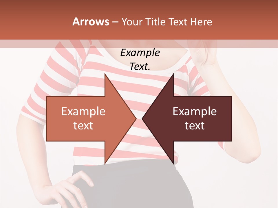 Posing Energetic Y PowerPoint Template