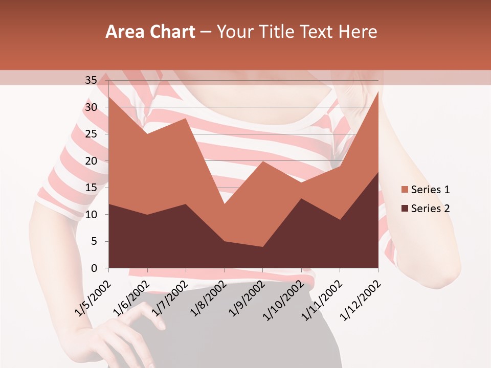 Posing Energetic Y PowerPoint Template