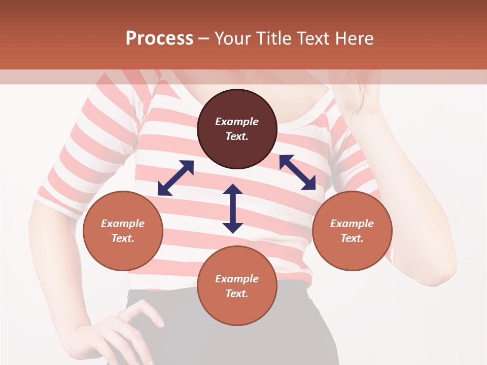 Posing Energetic Y PowerPoint Template