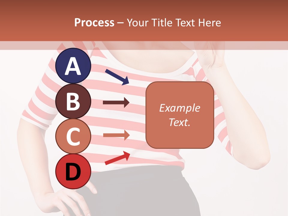 Posing Energetic Y PowerPoint Template