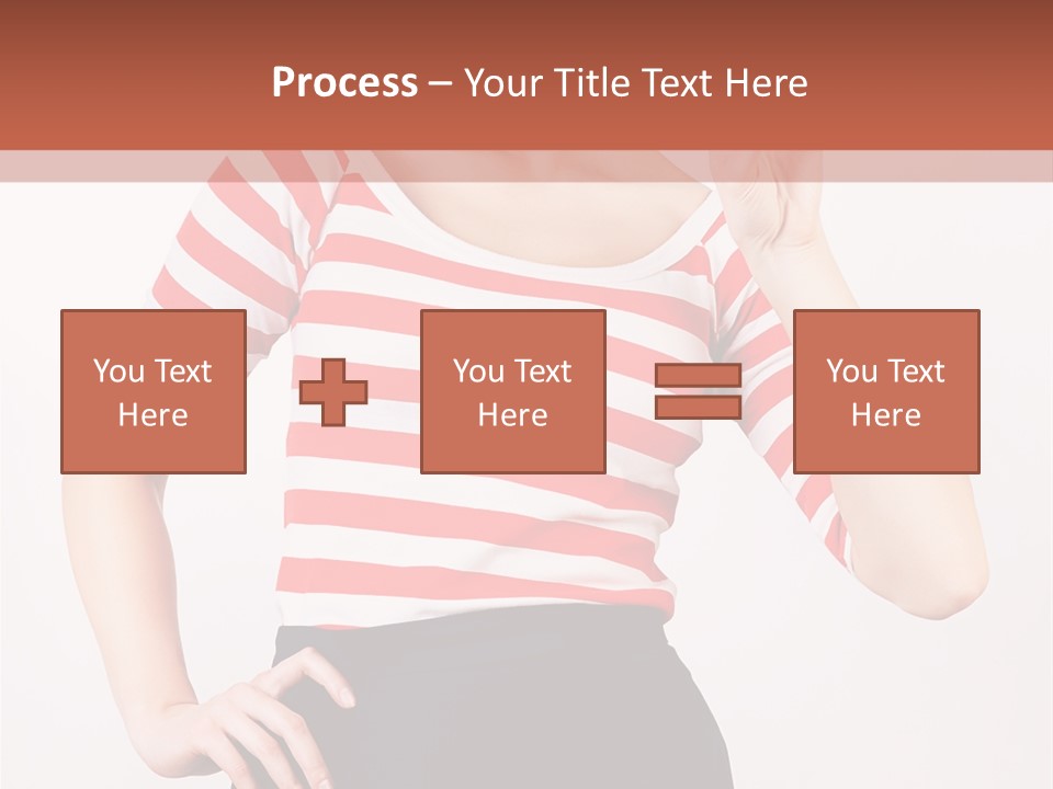 Posing Energetic Y PowerPoint Template