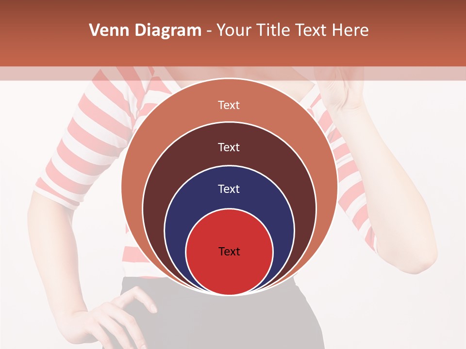 Posing Energetic Y PowerPoint Template