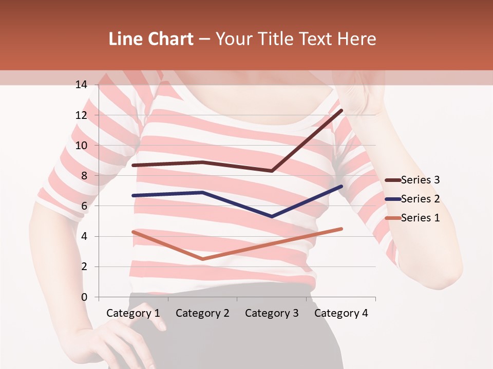 Posing Energetic Y PowerPoint Template