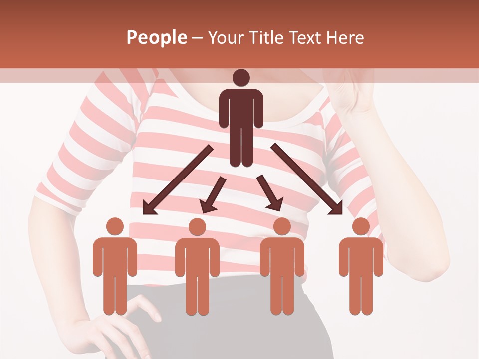 Posing Energetic Y PowerPoint Template