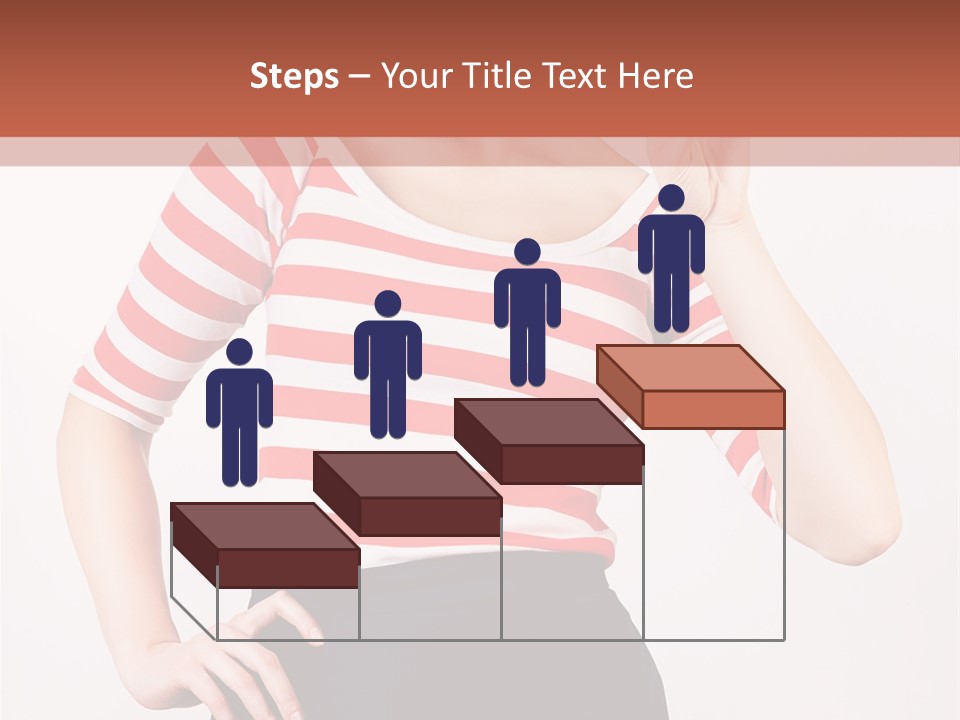 Posing Energetic Y PowerPoint Template