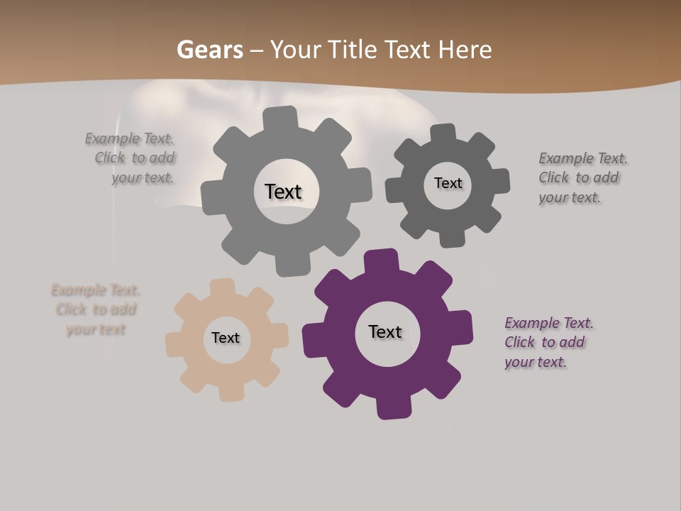 Magenta Dark Portrait PowerPoint Template