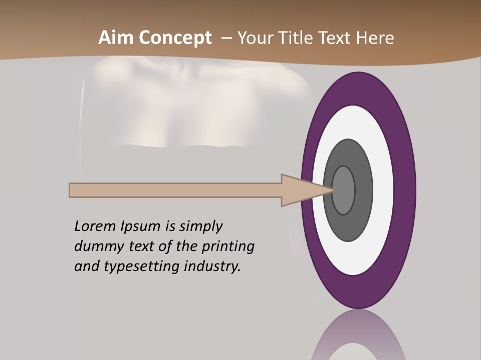 Magenta Dark Portrait PowerPoint Template