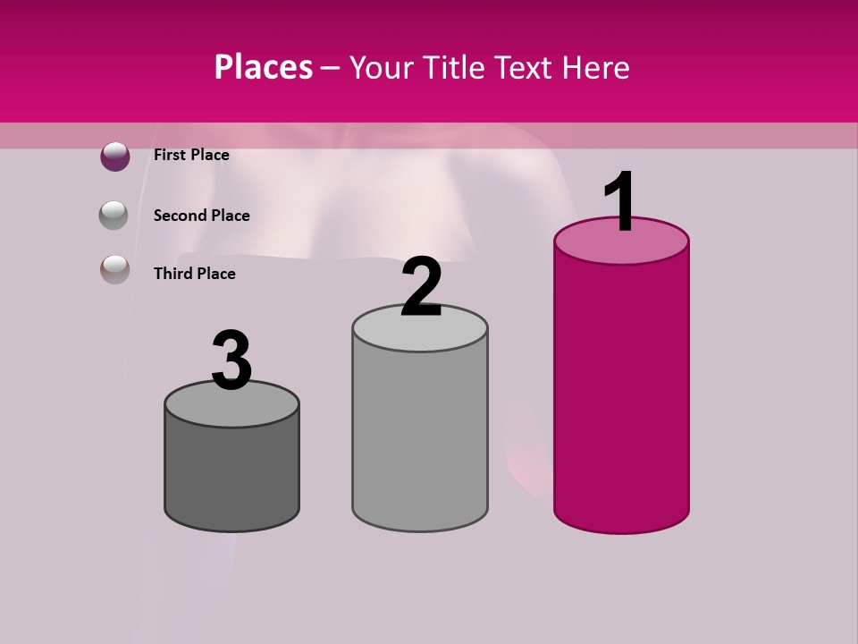 Caucasian Black Mouth PowerPoint Template