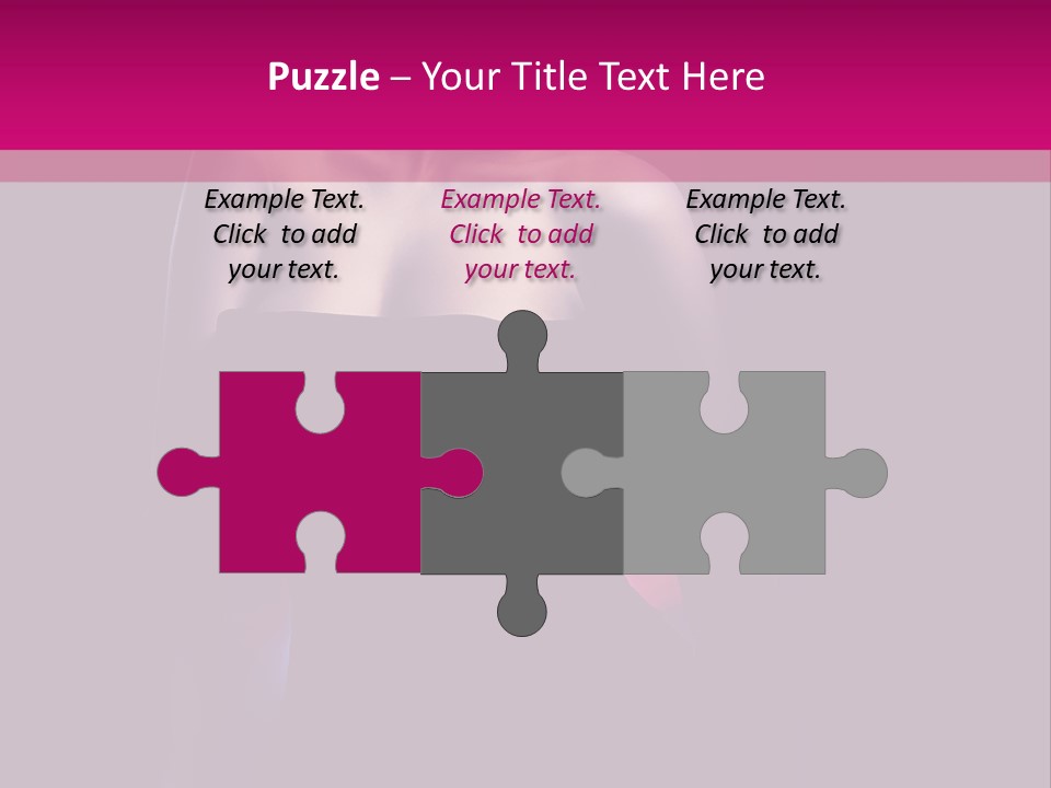 Caucasian Black Mouth PowerPoint Template