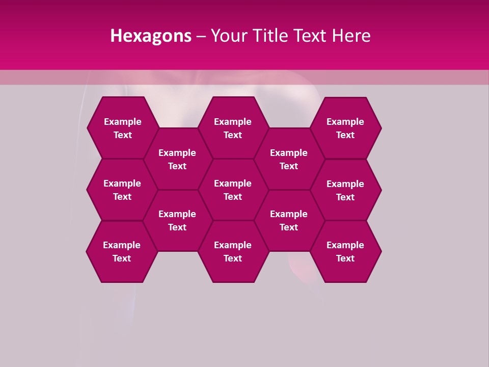 Caucasian Black Mouth PowerPoint Template