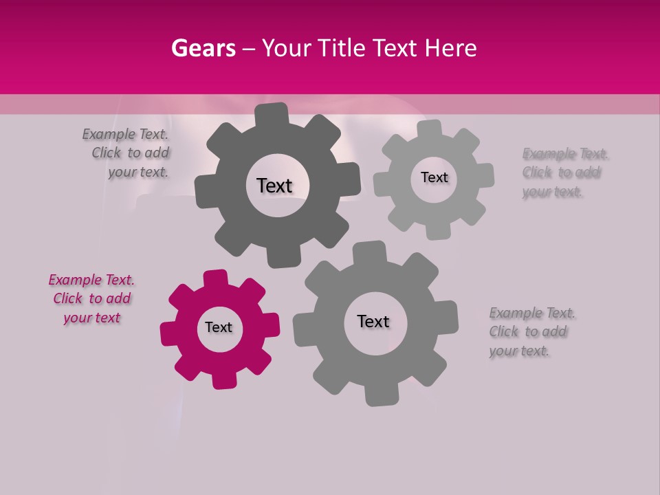 Caucasian Black Mouth PowerPoint Template