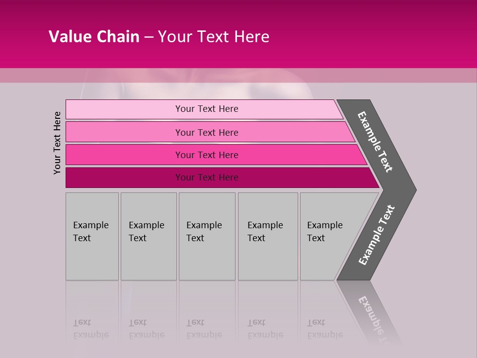 Caucasian Black Mouth PowerPoint Template
