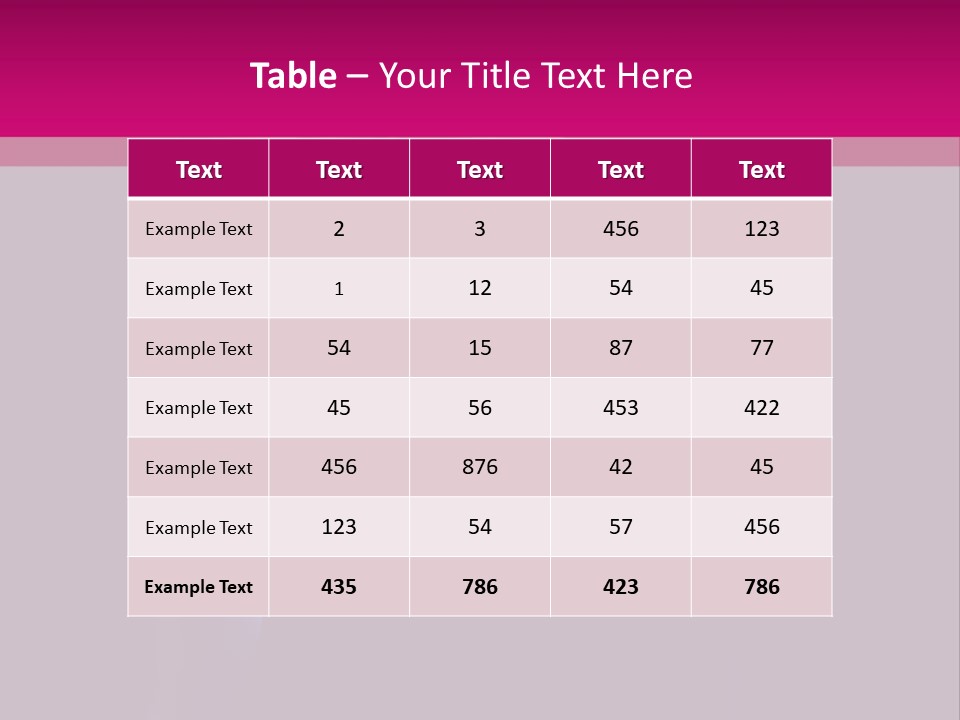 Caucasian Black Mouth PowerPoint Template