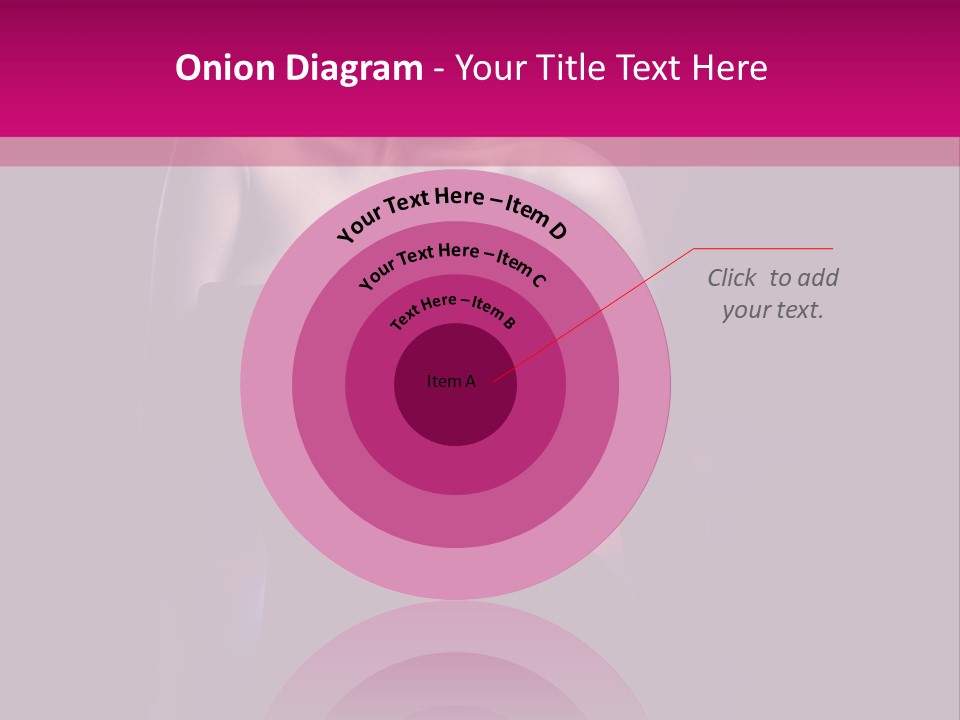 Caucasian Black Mouth PowerPoint Template