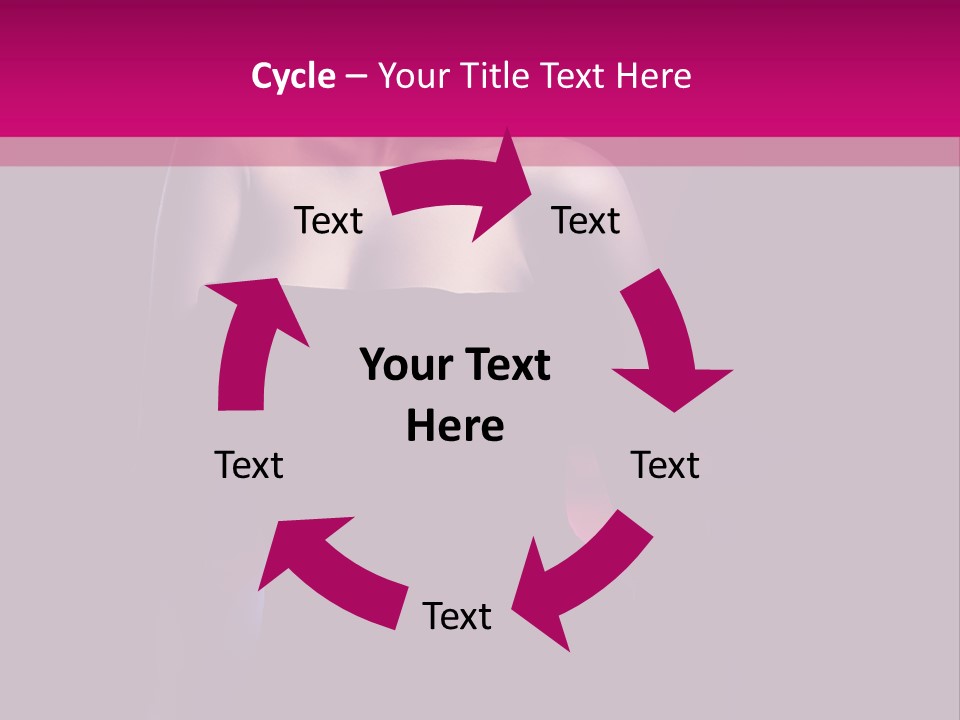 Caucasian Black Mouth PowerPoint Template