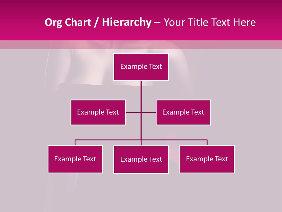 Caucasian Black Mouth PowerPoint Template