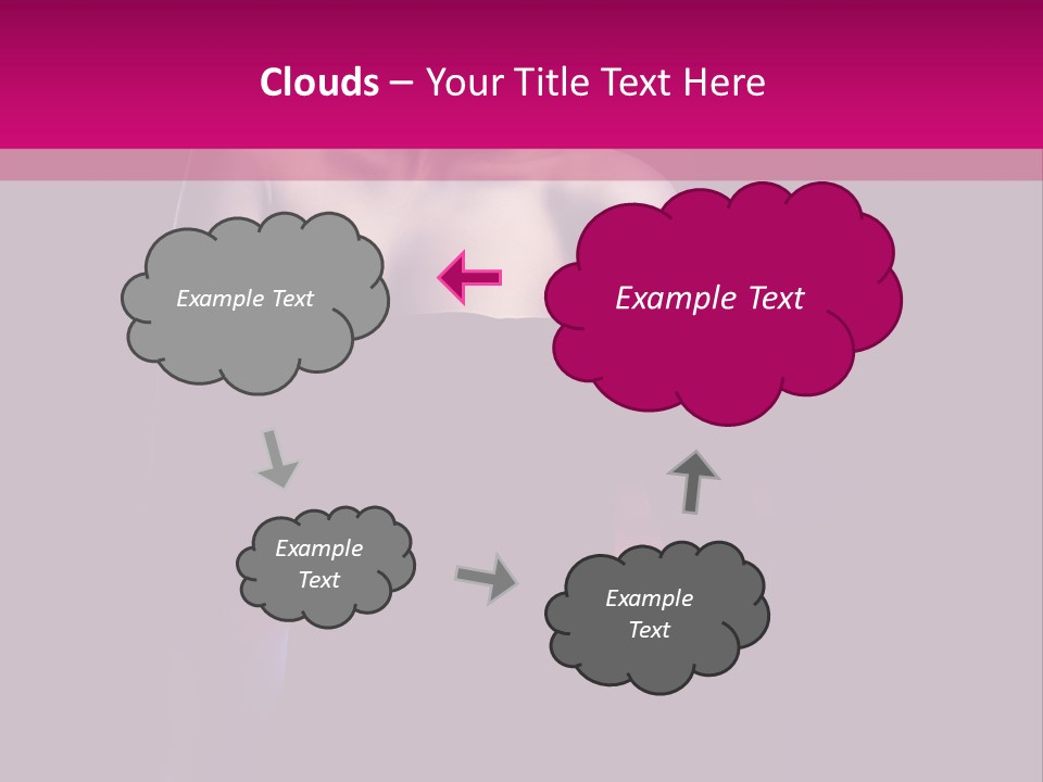 Caucasian Black Mouth PowerPoint Template