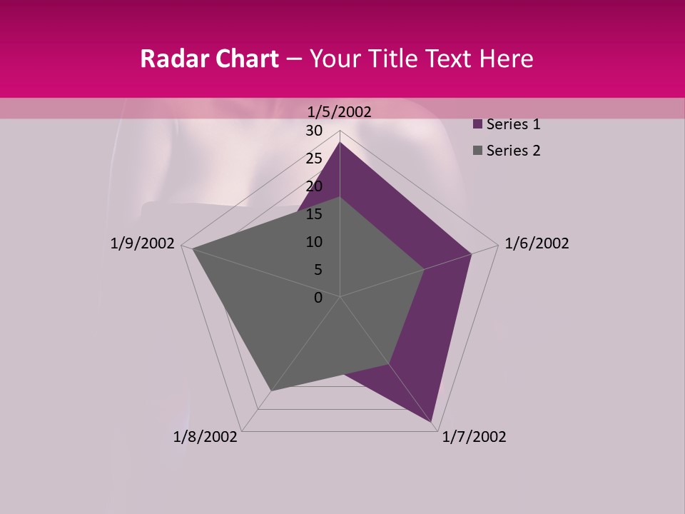 Caucasian Black Mouth PowerPoint Template
