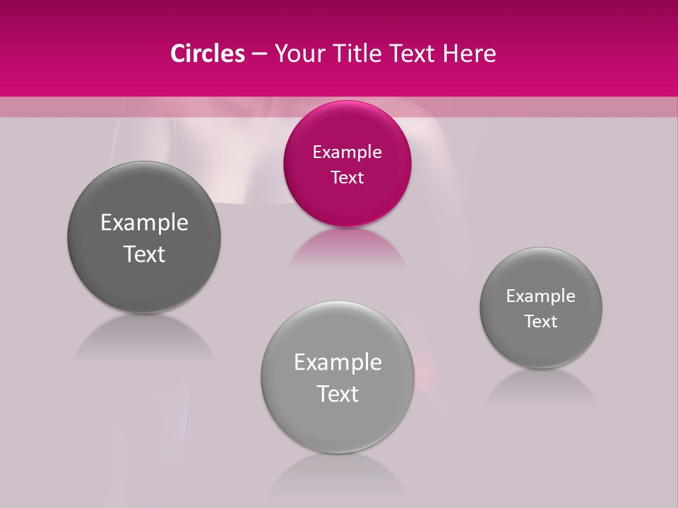 Caucasian Black Mouth PowerPoint Template