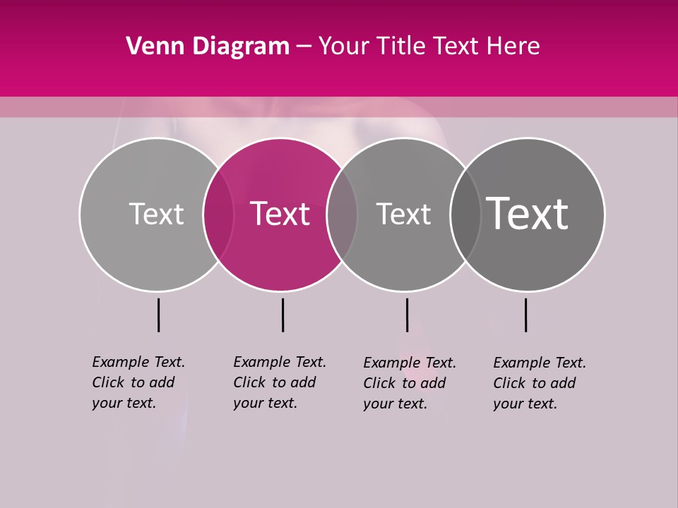 Caucasian Black Mouth PowerPoint Template