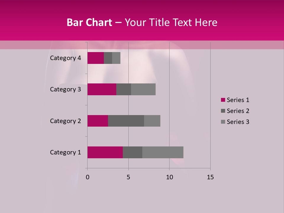 Caucasian Black Mouth PowerPoint Template