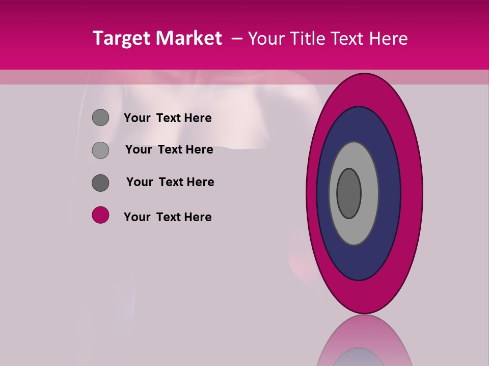 Caucasian Black Mouth PowerPoint Template