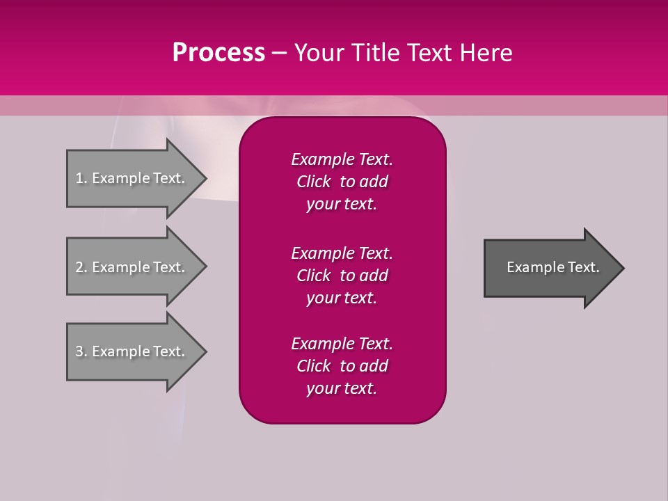 Caucasian Black Mouth PowerPoint Template