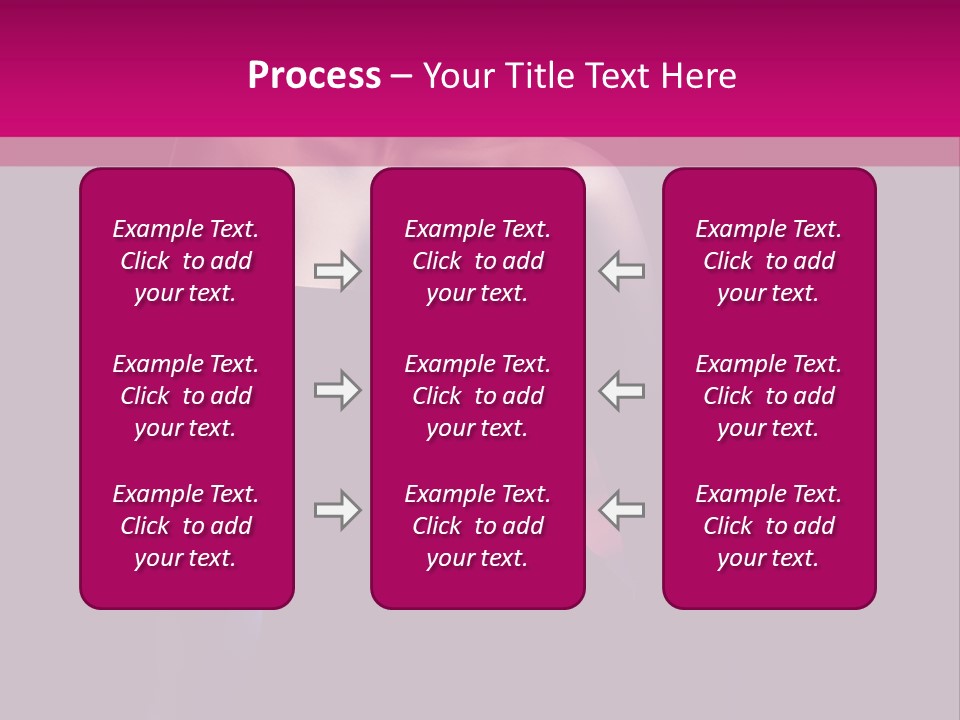 Caucasian Black Mouth PowerPoint Template
