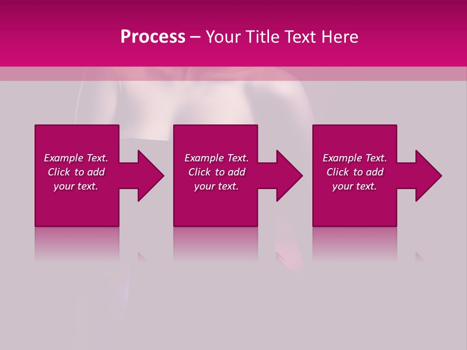 Caucasian Black Mouth PowerPoint Template