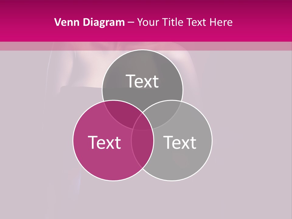 Caucasian Black Mouth PowerPoint Template