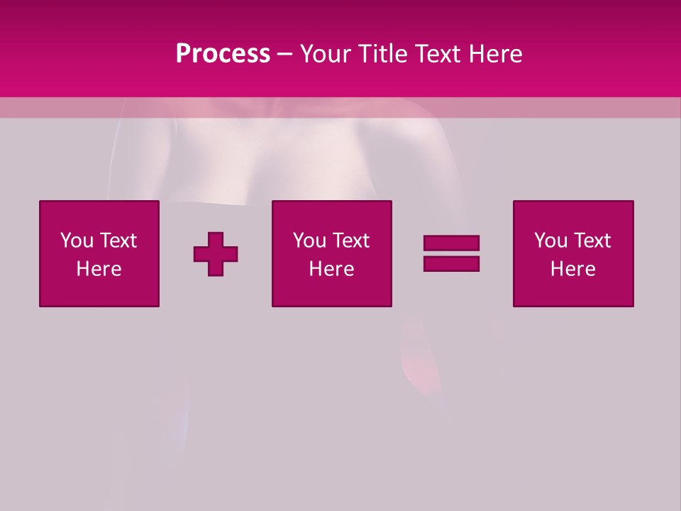 Caucasian Black Mouth PowerPoint Template