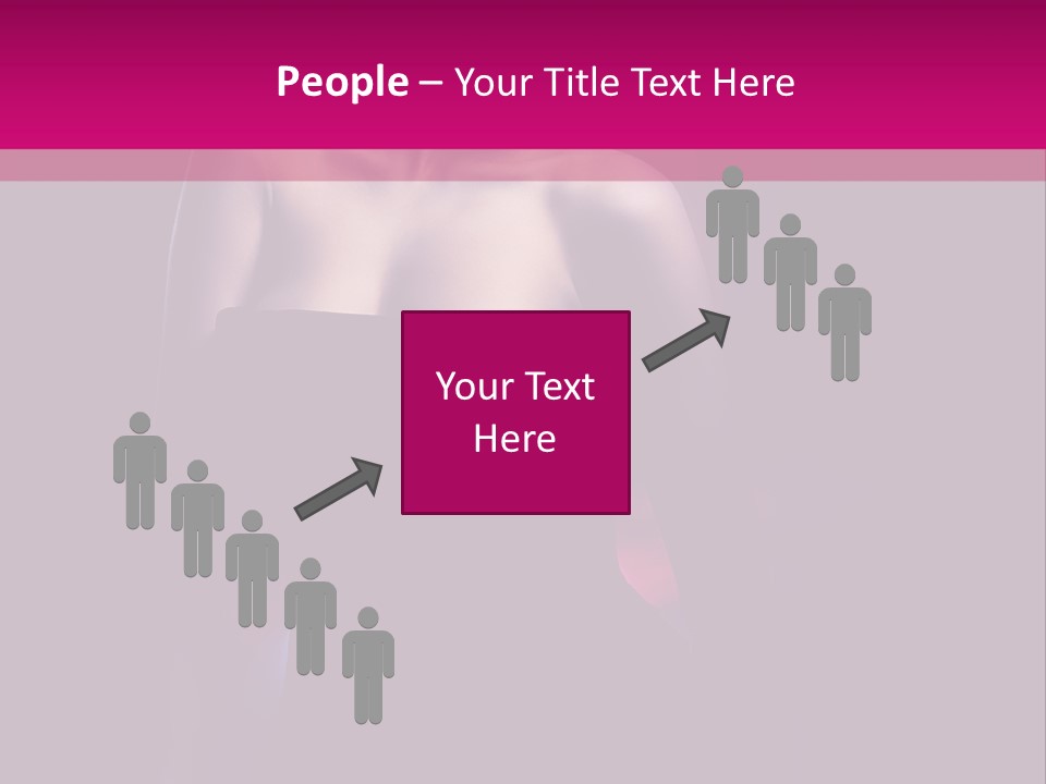 Caucasian Black Mouth PowerPoint Template