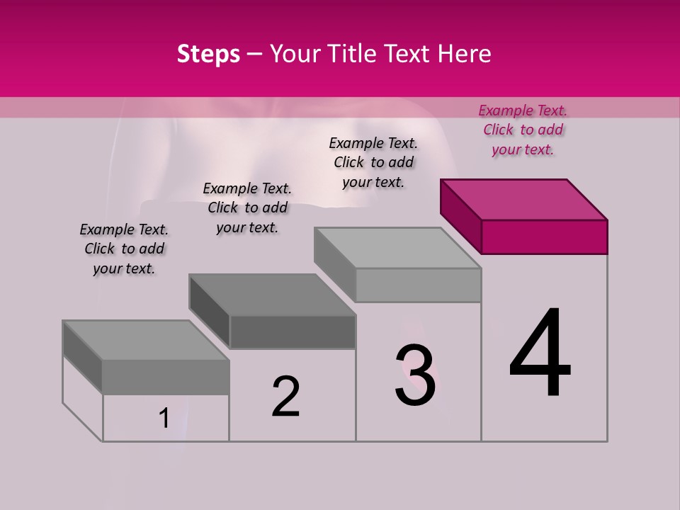 Caucasian Black Mouth PowerPoint Template