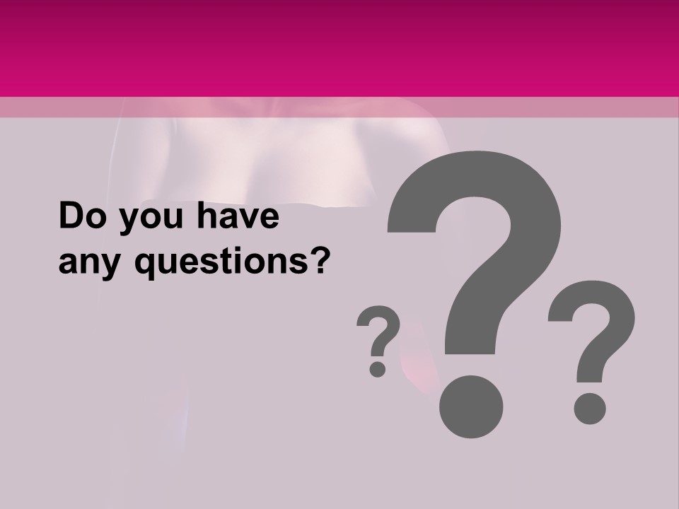 Caucasian Black Mouth PowerPoint Template