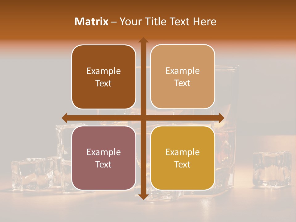 Highball Scotch Background PowerPoint Template