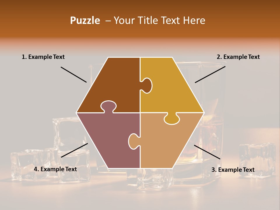 Highball Scotch Background PowerPoint Template