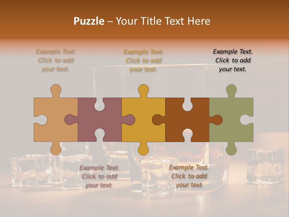 Highball Scotch Background PowerPoint Template